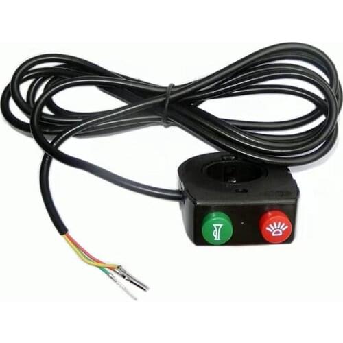 Electric Bicycle HeadLight Turn Signal Horn ON-OFF Switch For E Bike Motorcycle Scooter Part 22mm Handlebar Tube DK11 Five Star