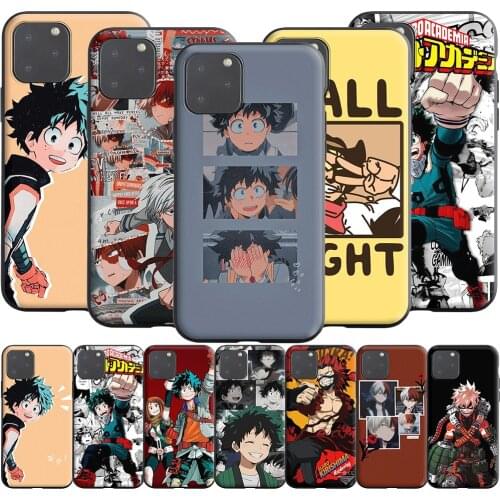 My Boku No Hero Silicone Case for Realme Narzo 30A GT NEO C3 C25 C21 C20 C17 C15 C12 C11 8 7 7i 6 6i Pro