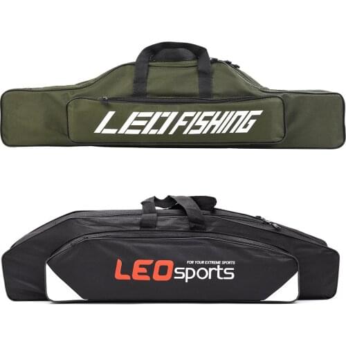 Double Belly 80cm Sea Fishing Bag Sea Rod Fishing Tackle with Fishing Rod Bag Fishing Backpack Fishing Gear Bar Storage