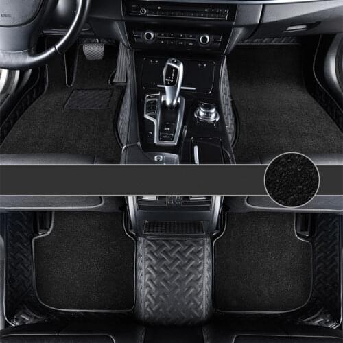 High quality! Custom special car floor mats for Toyota Land Cruiser Prado 150 5 seats 2021-2010 waterproof double layers carpets