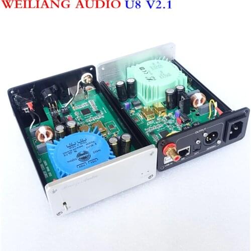 WEILIANG AUDIO Breeze audio Best pure USB decoder XMOS XU208 =DU-U8 DAC Asynchronous USB coax + fiber XMOS Ultimate Edition DSD