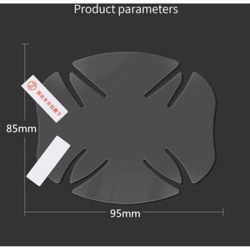 Car Transparent Handle Protection Film Sticker For citroen c4 picasso duster renault w203 mercedes peugeot 406 bmw f30 accessori