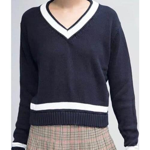 Brandy Sweater Autumn Winter 2021 Women Clothing Long Sleeve V Neck Ladies Sweater Casual Tops Pullover Knitted Womens Sweaters