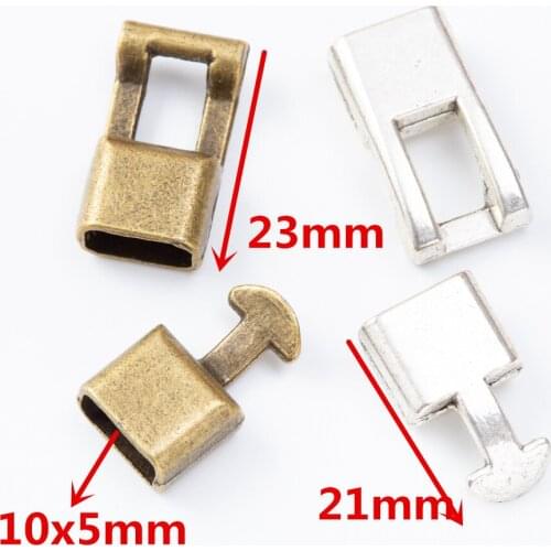 10 pieces of retro metal zinc alloy Bracelet OT buckle connector pendant for DIY handmade jewelry necklace making 7073