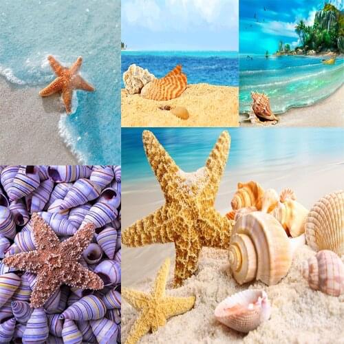 5d Diy Diamonds embroidery painting Full of round Cute five-pointed starfish diamond home Decoration Holiday gifts