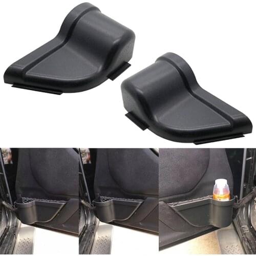 Auto Interior Accessories Black Door Pocket Front Door Storage Pockets Stowing Tidying Supplies for Jeep Wrangler JK 2011-2017