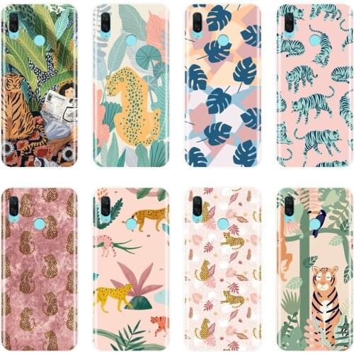 Phone Case For Huawei Nova 2i 2 Lite Plus 3 3I 3E 4 4E 5 Silicone Leopard Tiger Back Cover For Huawei Nova Smart Lite 2017 Case