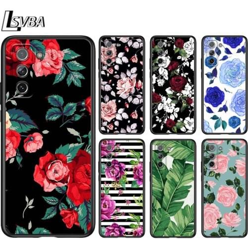 Vintage Flowers Floral for Samsung S20 FE Ultra Plus A91 A81 A71 A51 A41 A31 A21 A11 A12 A72 A52 A42 A32 A12 Phone Case