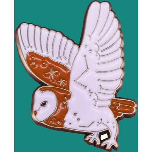 Beautiful Bird Lapel Pins Collect Cartoon Enamel Brooch Men Women Fashion Jewelry Gifts Adorn Backpack Hat Collar Metal Badges