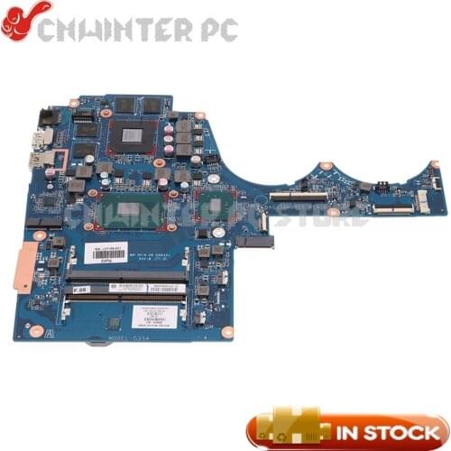 NOKOTION For HP 15-AX020CA 15-AX Laptop Motherboard 856678-001 856678-501 856678-601 DAG35AMB8E0 I7-6700HQ CPU GTX 960M 4GB