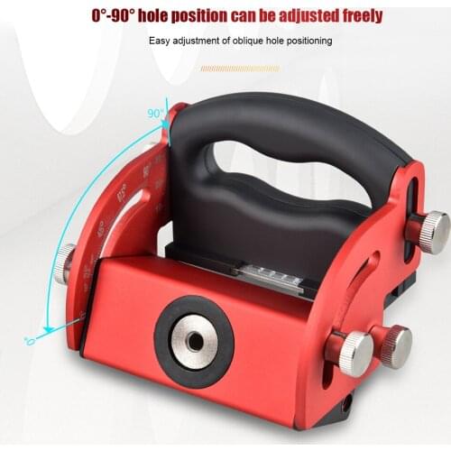 Woodworking Hole Drill Locator Adjustable M6/M8/M10/M12 Punching Positioner Drill Guide Joinery Step Drill Bit For Woodworking