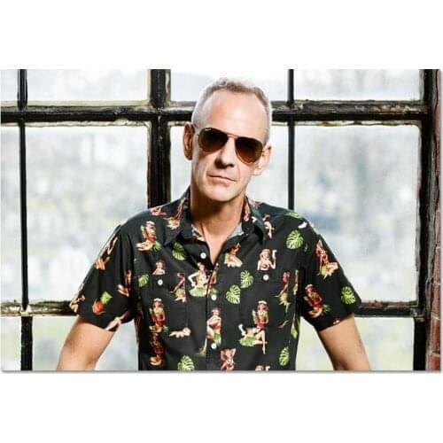 Custom Canvas Wall Decor Singer Fatboy Slim Poster Cloth Fabric Posters And Prints Home Painting 20x30cm,27x40cm,30x45cm