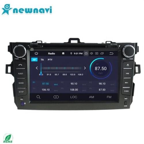 New products android 9.0 Car Audio with GPS for TOYOTA COROLLA 2007-2012 MP3 HD LCD monitor hot in alibaba China