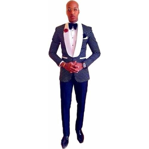 New Design Mens Suits Groom Tuxedos Groomsmen Wedding Party Dinner Best Man Suits Blazer (Jacket+Pants+Bow Tie) NO:1368