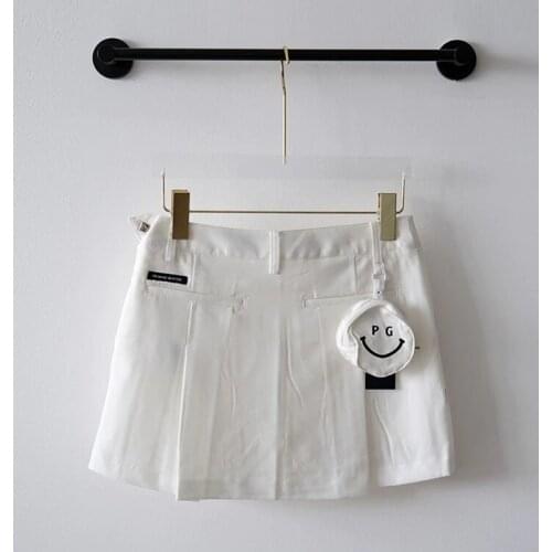 PG Fashion Slim Fit Skirts Women Summer Golf Short Skirt With Small Ball Bag