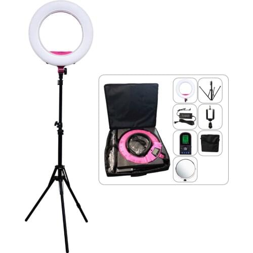 Yidoblo AX-480EII 5500K Warm & Cold Bio-color Camera Photo/Studio/Phone/Video 18'' 240 LED Ring Light LED Lamp Makeup Ring lamp