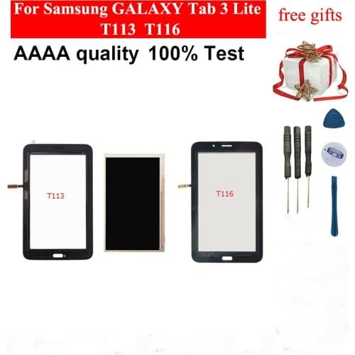 For Samsung GALAXY Tab 3 Lite SM- T113 T116 T110 T111 Touch Screen Sensor Digitizer + LCD Display Screen Panel