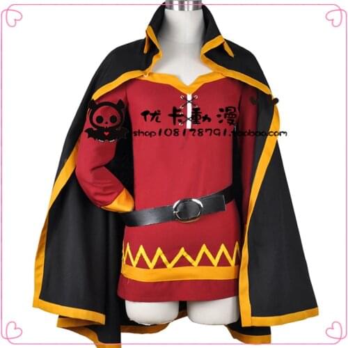 KonoSuba God’s Blessing On This Wonderful World Megumin Cosplay Costume +Track