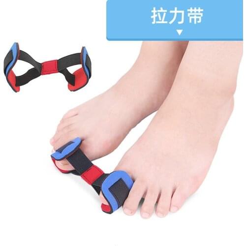 1 Pcs Hallux Valgus Corrector Elastic Belt Big Toe Separator Bunion Splint Recovery Training Brace Straightener Feet Care Tool