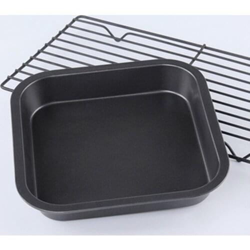 7.5 Inch Square Baking Pans Carbon Steel Toast Bread Mold Non Stick Oven Steel Trays Baking Supplies Baguette Baking Tray
