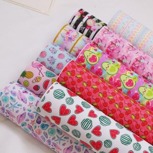Butterfly Leather Sheets Synthetic Printed Vinyl DIY Handbags Supplies Bows Making Material 22*30cm/A4 1mm L2652