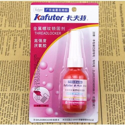 Small kafuter K-0262 10ml thread locking fixative high strength thread locking adhesive anaerobic glue