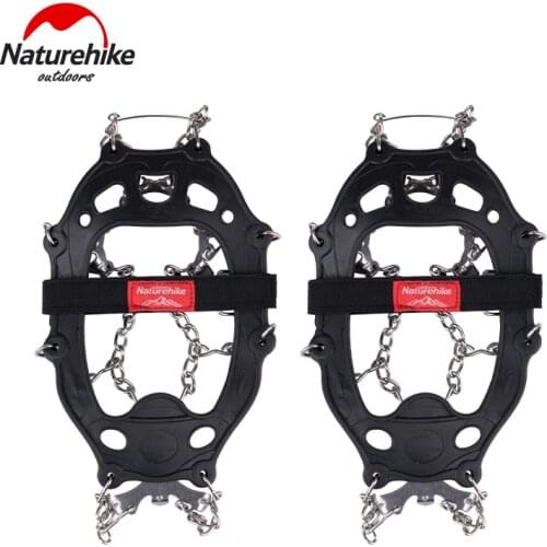 Naturehike 13/19 Tooth Outdoor Explore Ice Claw Snow Simple Spiked Shoes Mountaineering Ice Snow Claw Climbing Claws