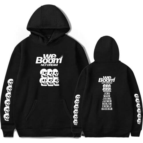 NCT Dream new album WE BOOM Printed hoodies Women/Men Casual Clothes Hot Sale streetwear hoodie sweatshirt Plus Size kpop Jacket