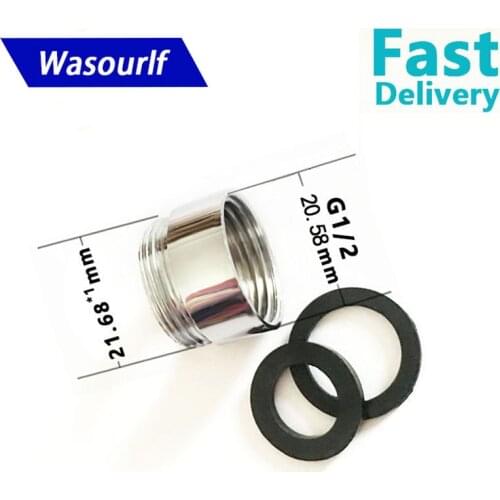 WASOURLF adapter G1/2 female thread transfer M22 male thread connector shower bathroom kitchen brass faucet accessories