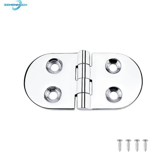 38*75mm Heavy Duty Boat Hinge Door Strap Butt Hinge Marine Grade 316 StainlessSteel Boat Caravan RV Deck Cabinet Drawer Hardware