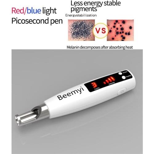 Picosecond Laser Pen Skin Care Tattoo Freckle Remover Machine Laser Trauma Facial Tool Mole Scar Removal Solon Beauty Machine