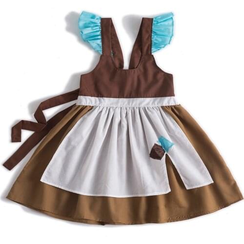 Dresses girls from 2 to 7 years elsa costume baby tutu dress witch costume kids dresses for girls age 4