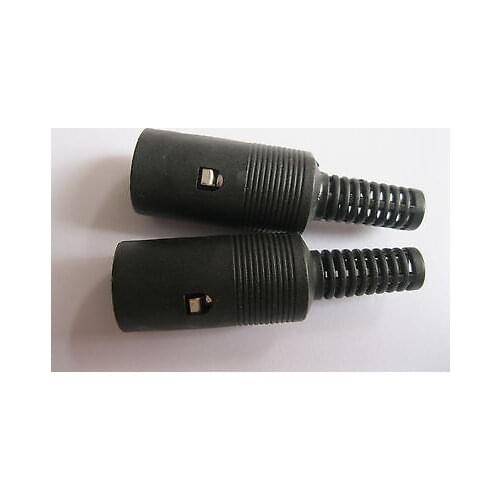 10 Pcs DIN Jack Connector 5 Pin with Plastic Handle
