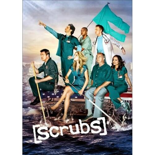 Scrubs TV Show Art Film Print Silk Poster Home Wall Decor 24x36inch