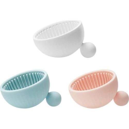 Silicone Makeup Brush Cleaner Scrubber Board Pad Make Up Washing Brush Foundation Makeup Brush Gel Cleaning Mat Hand Tool