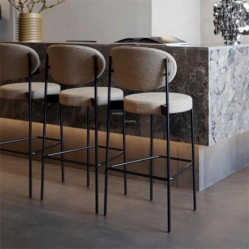 Nordic Bar Chairs Stool Iron Creative Industrial Stool Kitchen Chair Livingroom Lounge Chair Furniture American Style Customized