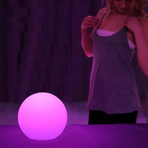 LED Ball Light Valentines Day Gift For Girlfriend 16 Color Change Ball Night Lamp Anniversary Wife Present Wedding Party Decor