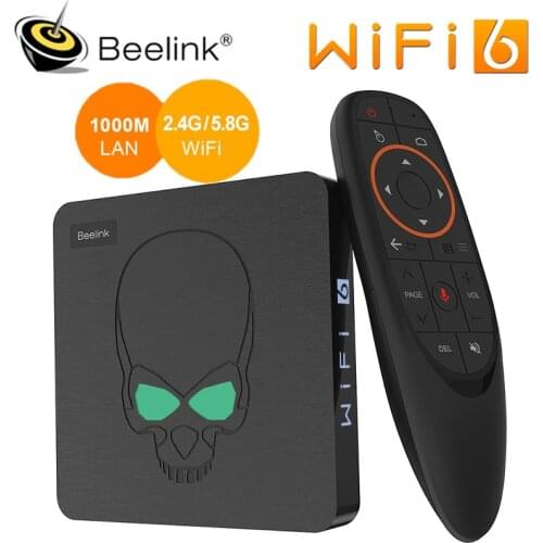 Beelink GT King TV Box Android 9.0 Amlogic S922X Hexa-core G52 MP6 Graphics 4GB LPDDR4 64GB ROM WiFi 6 Bluetooth 4.1 4K TV Box