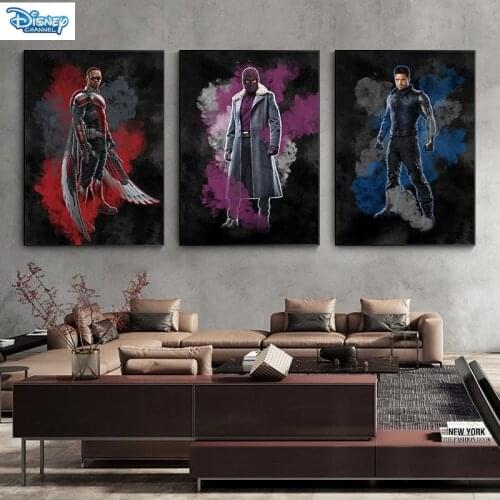 Marvel Superhero TV Series HD Poster Baron Zemo Canvas Painting The Falcon and The Winter Soldier Prints Art Home Bedroom Decor