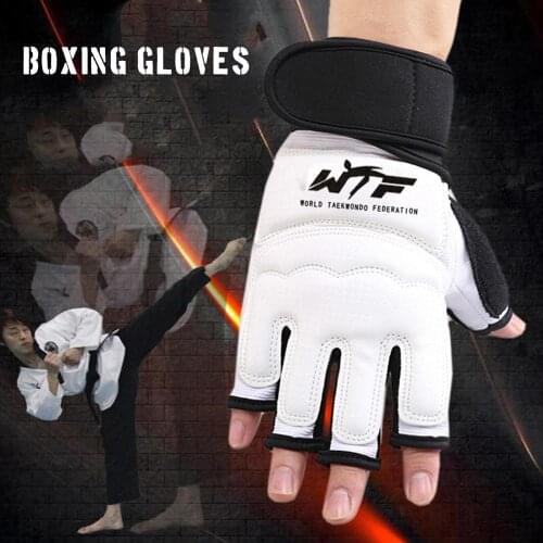 1pair Taekwondo Uniform Foot Gloves Adult Kid Hand Finger Palm Protector Boxing Glove Karate Combat Martial Arts Socks Equipment