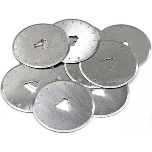 1pcs 28/45mm Rotary Cutter Blades Leather Circular Cut Blade Roller Wheel Knife Supplies DIY Leather Craftwork Accessories Tools