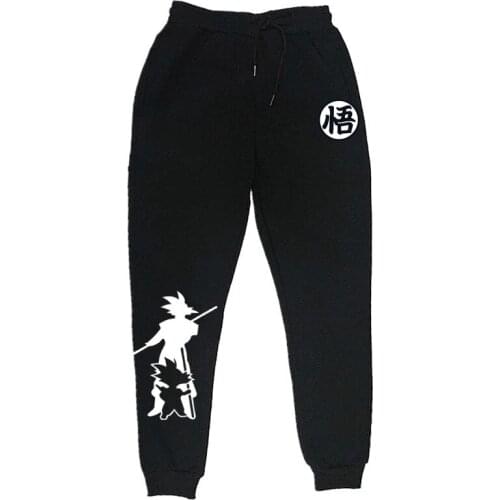 2021 Funny Print Goku Women Pants Casual Autumn Winter Gray Women Joggers Sweatpants Plus Size Black Trouser Pantalon