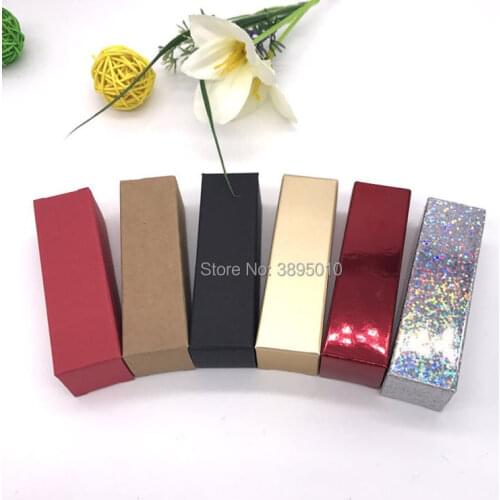 25*25*85mm Empty Lip Tube Packing Boxes, Colored Paper Packing Box for Lip Tubes, Empty Lipstick Tube Packing Boxes F1158