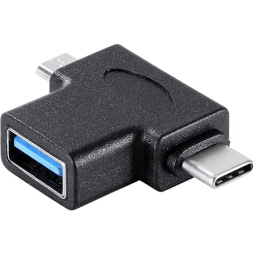 3 In 1 USB 3.0 Micro USB Type C OTG Adapter Converter Type C Converter