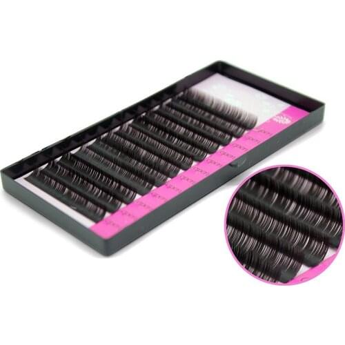 4case/Lot (8/10/12/14mm)Optional C Curve 0.12 Thickness Silk Eyelash Extension Artificial Fake False Eye Lash Eyelashes Kits