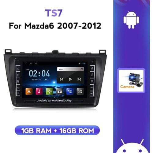 Android Car Multimedia Video Player For Mazda 6 2007 2008 - 2012 Navigation GPS Radio With Map Fm DVR Rear Camera No 2 Din DVD
