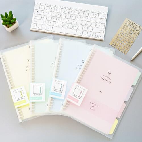 B5 A4 A5 High Quality Binder Notebook Loose Leaf Spiral Notebook Paper Diary Removable Simple Thickened Coil Shell Notebook