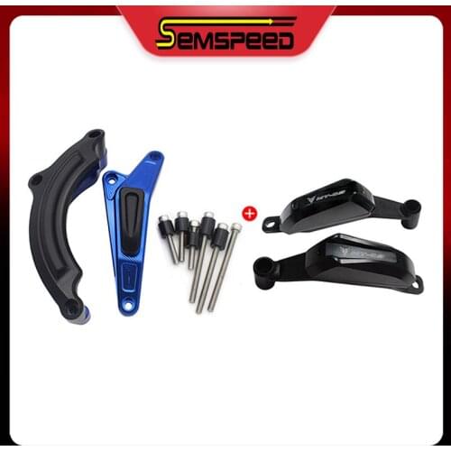 For YAMAHA MT-09 Tracer 900 GT 2014-2020 SEMSPEED Falling Protection Crash Anti Frame Slider Motorcycle Engine Case Cover Guard