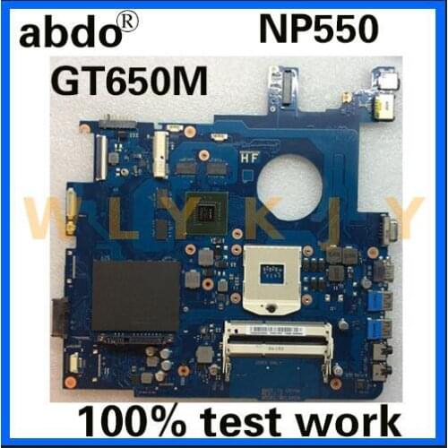 BA41-01898A BA41-01900A for Samsung NP550 NP550P5C Notebook Motherboard PGA989 GT650M BA92-09094A BA92-09094B 100% test work