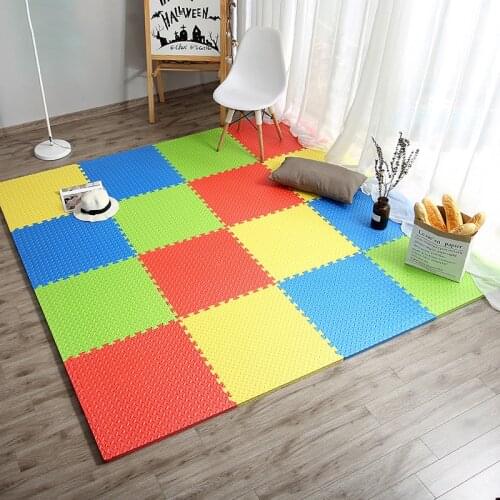 JCC Leaf Pattern Puzzle EVA Foam Baby Play Mat /kids Rugs carpet Interlocking Exercise Floor for children Tiles 60*60*1.2cm